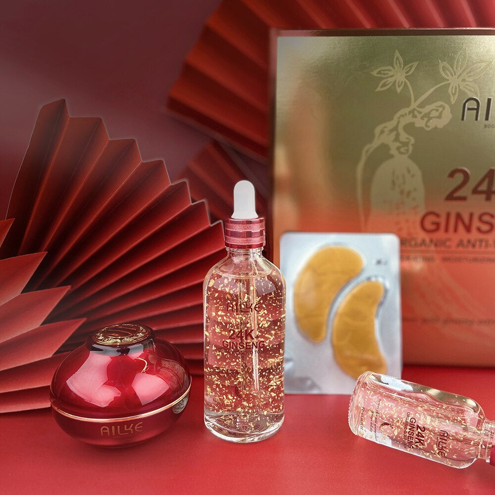 organic golden ginseng skin care set