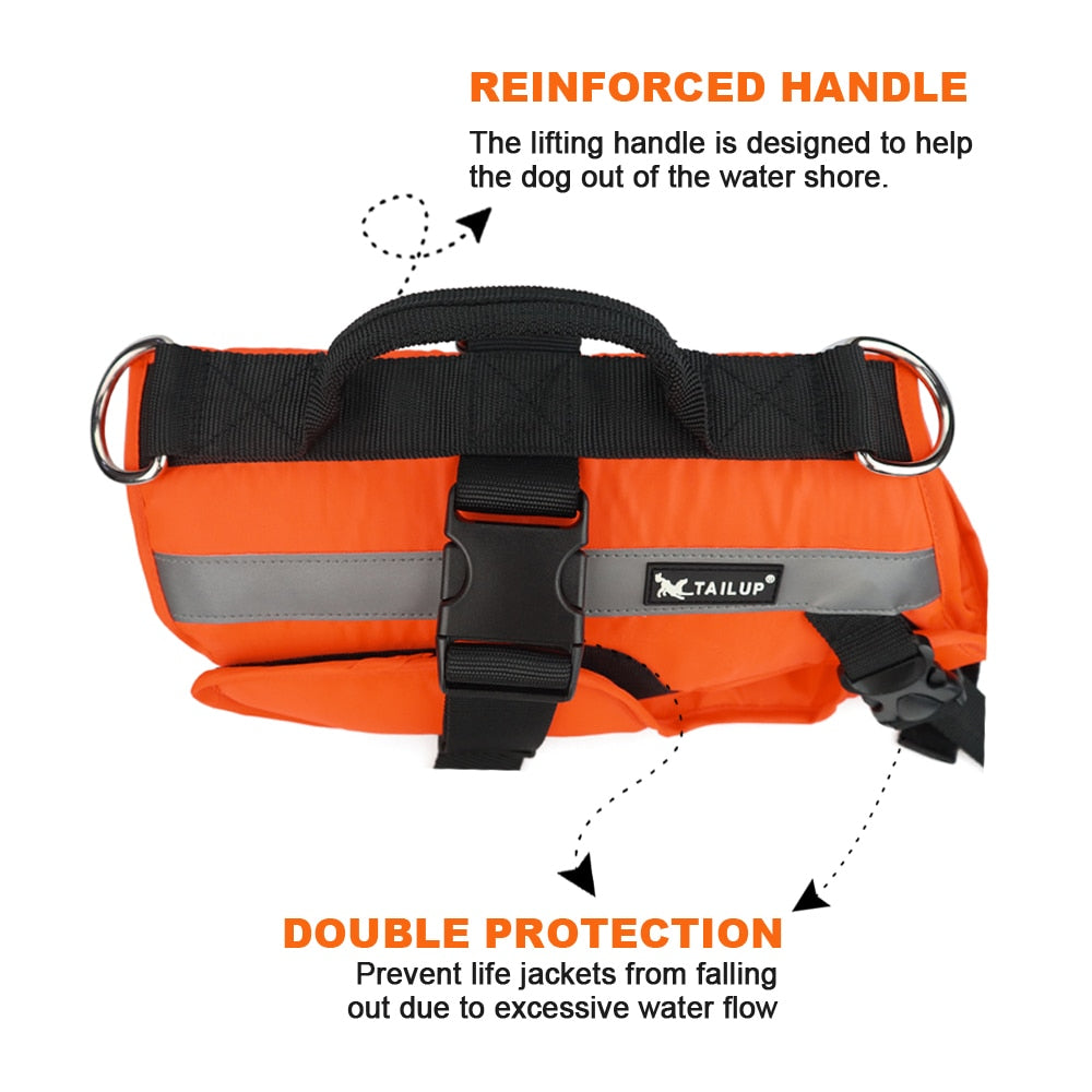 Pet Dog Life Jacket Safety Clothes Life Vest Swimming