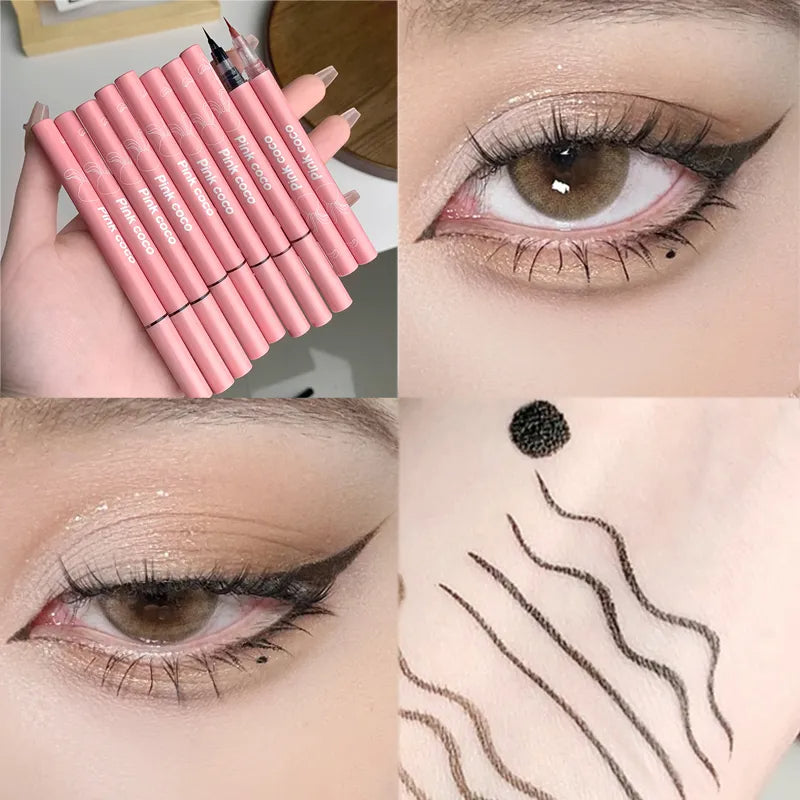 Black Brown Pink Lying Silkworm Eye Liner