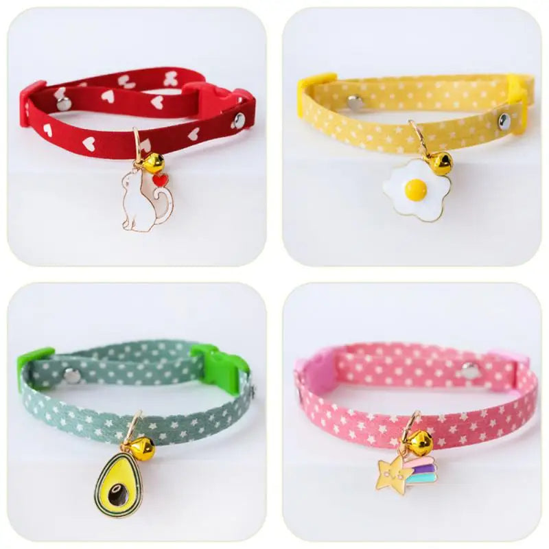 Reflective Breakaway Colorful Cat Collar