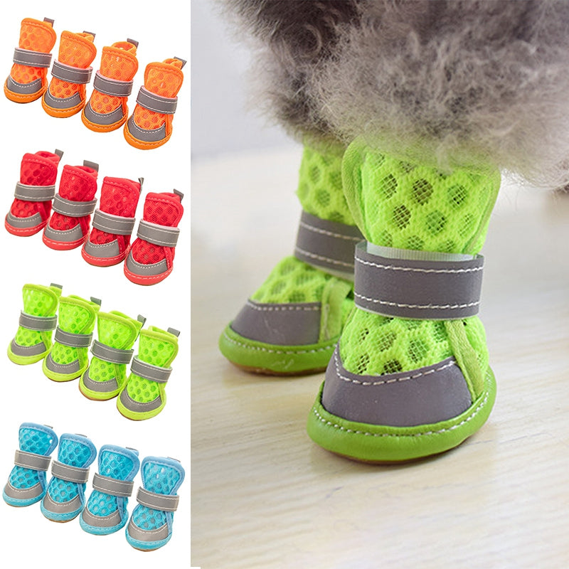 Hot Pavement Summer Breathable boots for pets training