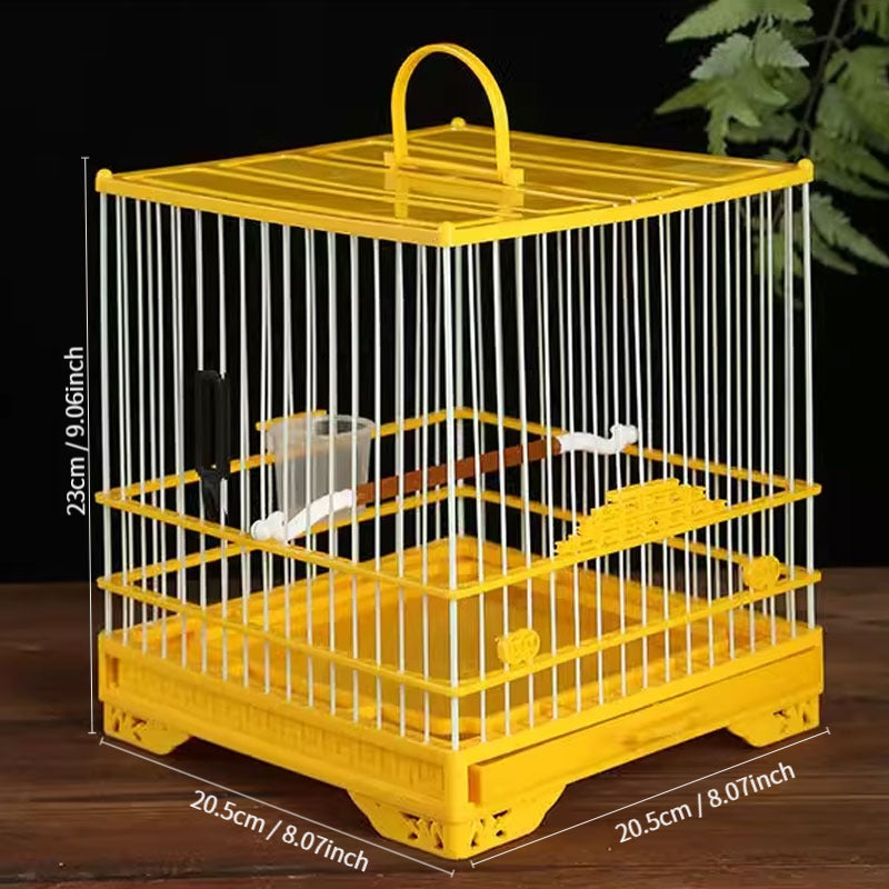 Portable Square  Cage Bird Supplies Pet Products