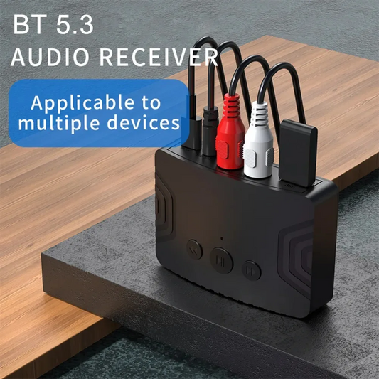 Bluetooth 5.3 Audio Receiver 3.5mm AUX RCA USB