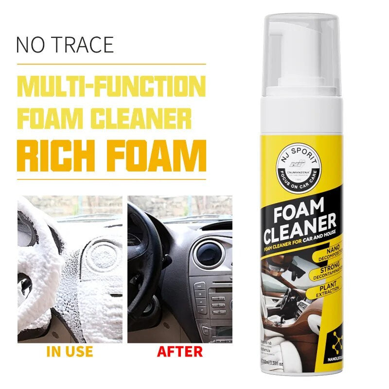 Multifunctional Car Interior Cleaning Agent Foam