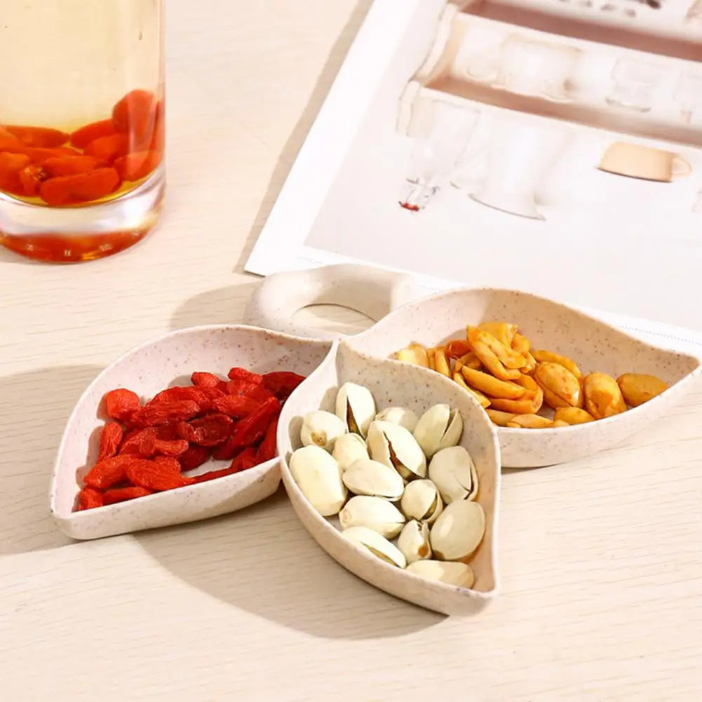 Compartment Plate Space-saving Tableware Dish