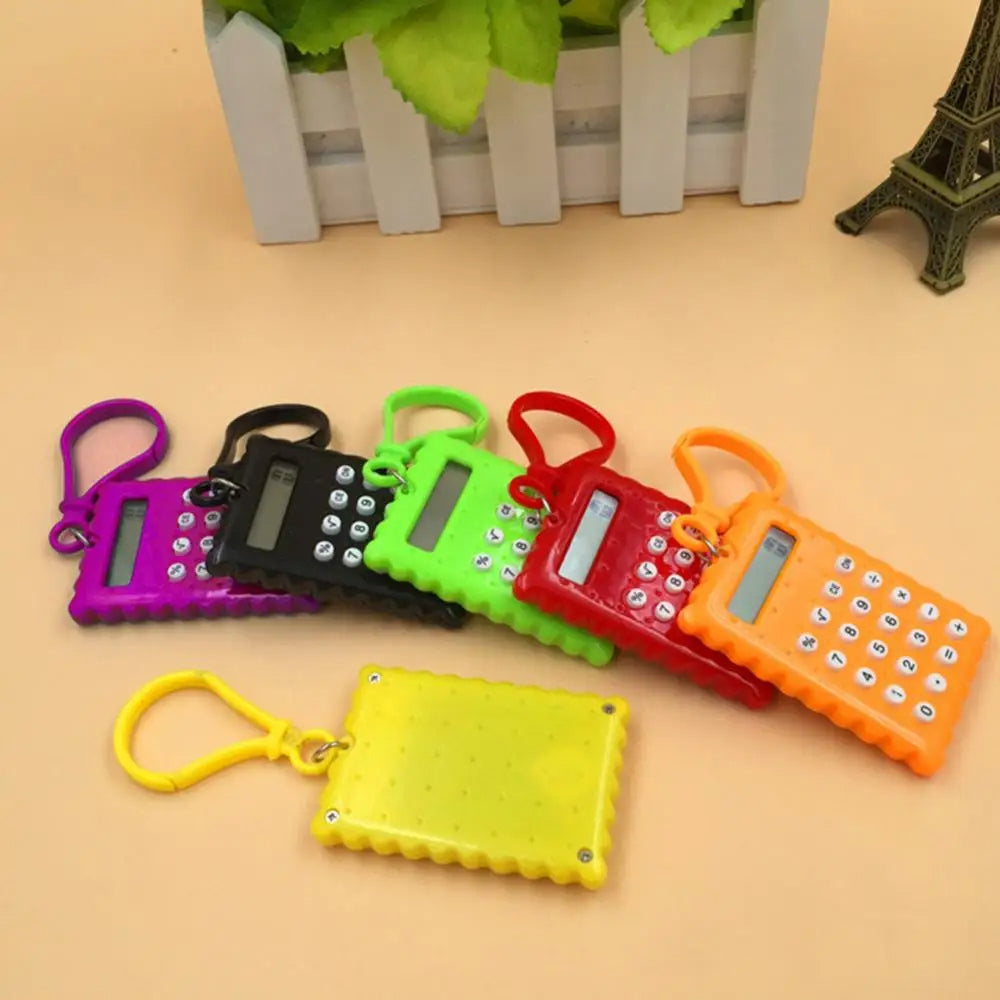 Cookie Shape Mini 8 Digits Electronic Calculator