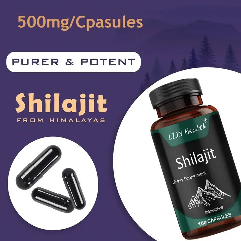 100% ORGANIC SHILAJIT CAPSULES