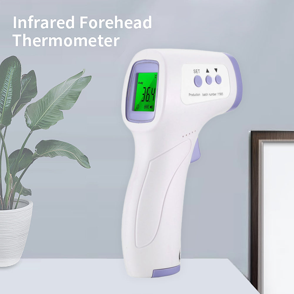 Digital Infrared Thermometer Non-Contact Forehead IR Ear Fever Electronic Laser Body Temperature