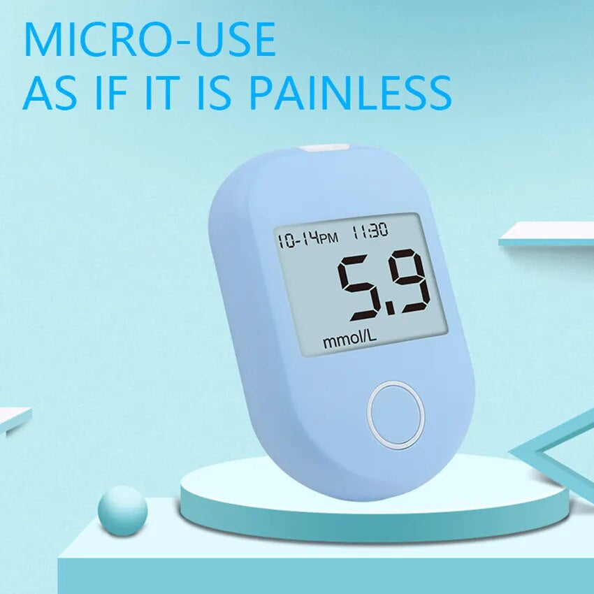 Blood Glucose Glucometer Sugar Test Strips Machine