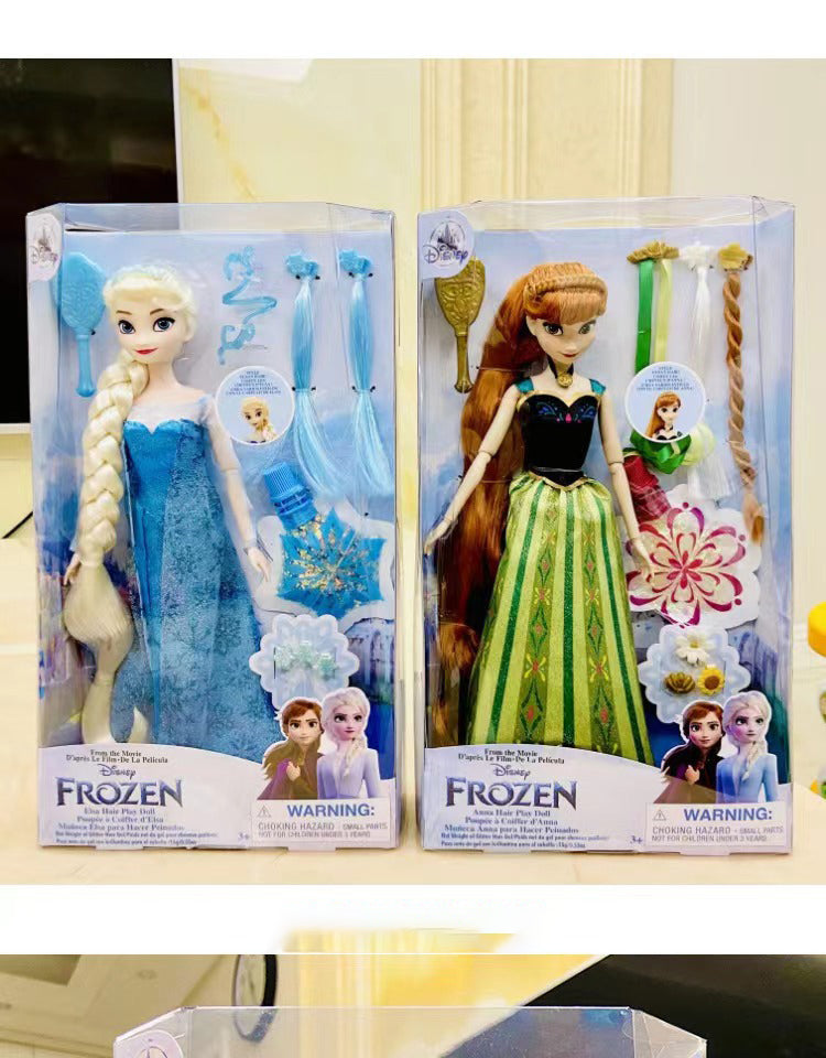 Elsa and Anna Hair Play Doll Toys