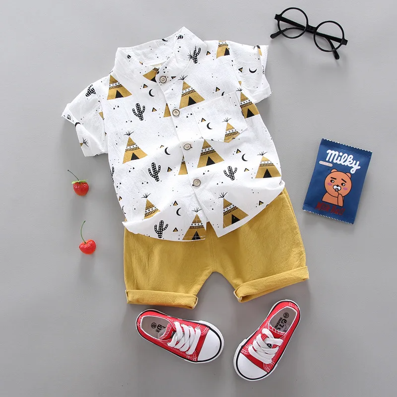 Fashion Baby Boy's Suit Summer Casual Clothes Set