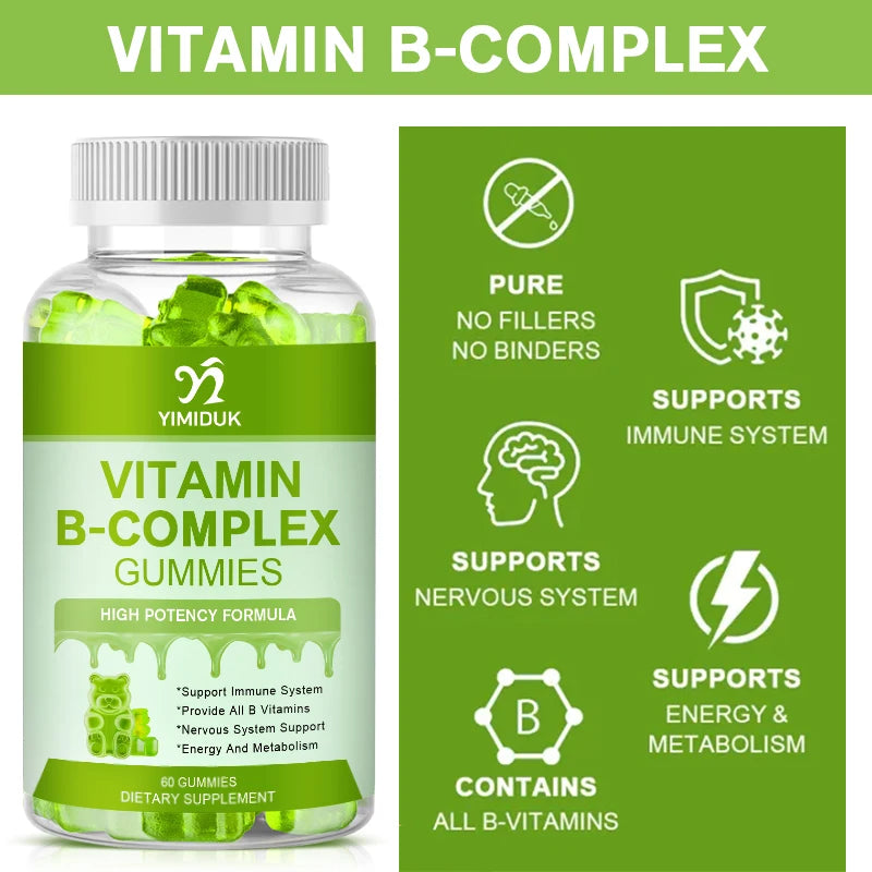 Vitamin B Complex Gummies for Health