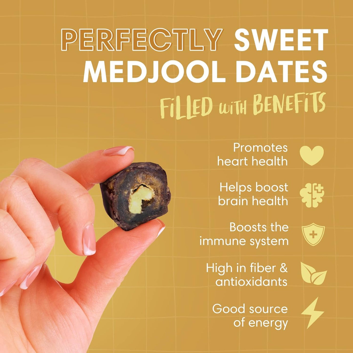 Dorel Belgian Dark Chocolate Covered Medjool Dates Stuffed