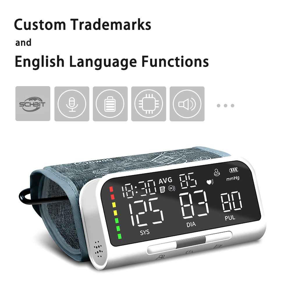 New English Voice Arm Blood Pressure Monitor