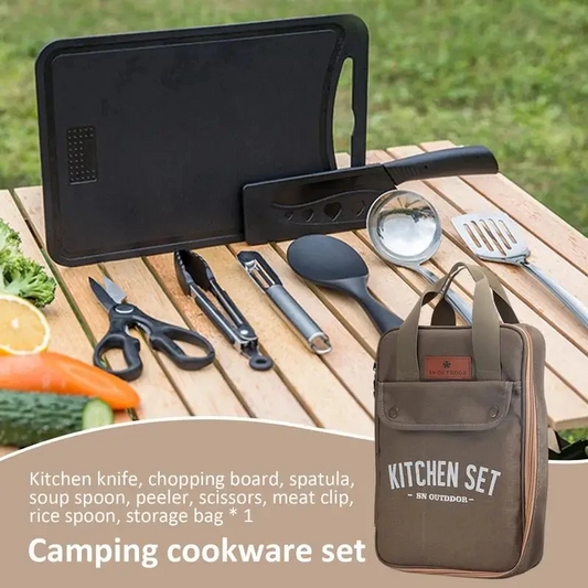 Portable Outdoor Camping Kitchen Cookware Set