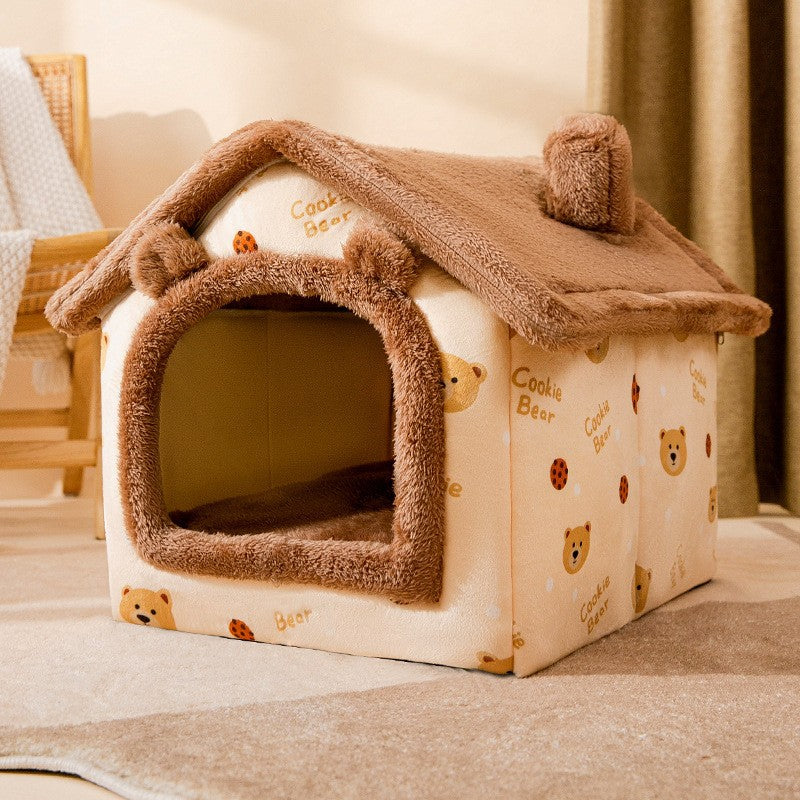 New Style Dog  House Double Nest Bed Supplies