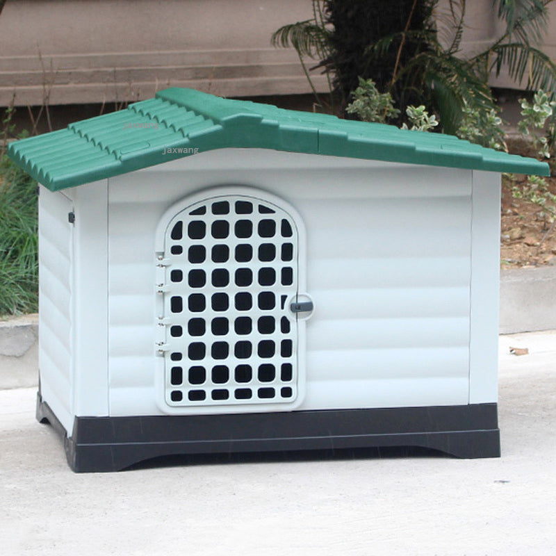 Outdoor plastic kennel washable universal dog houses