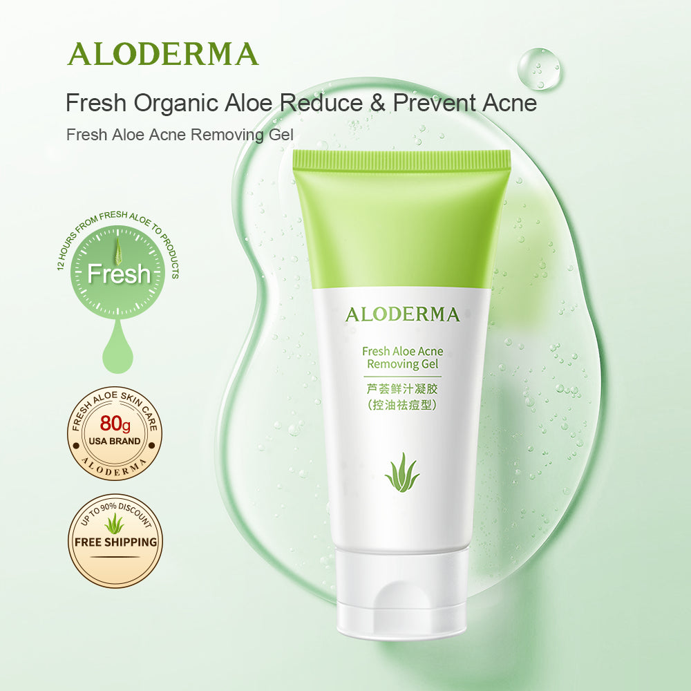 Aloderma Fresh Aloe Acne Removing Gel Oil Control Whitening Gel