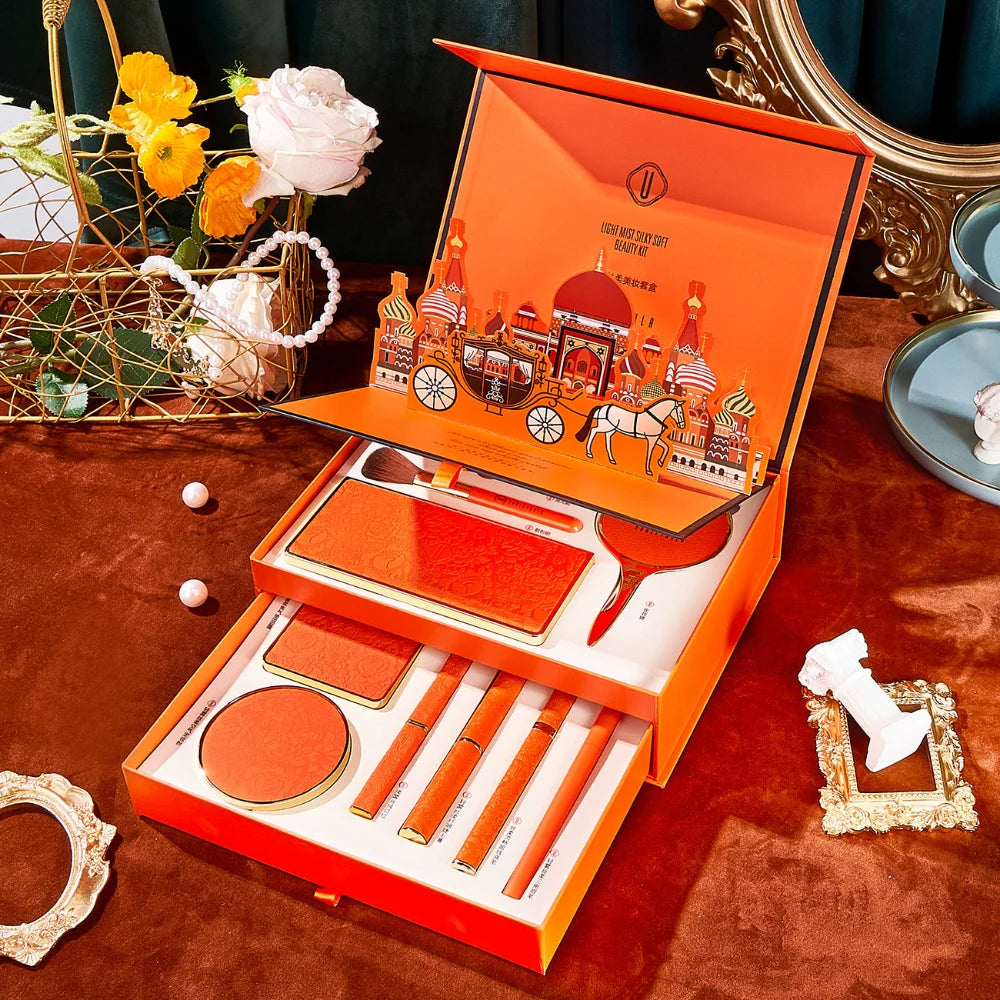 Classic Orange Color Makeup Set