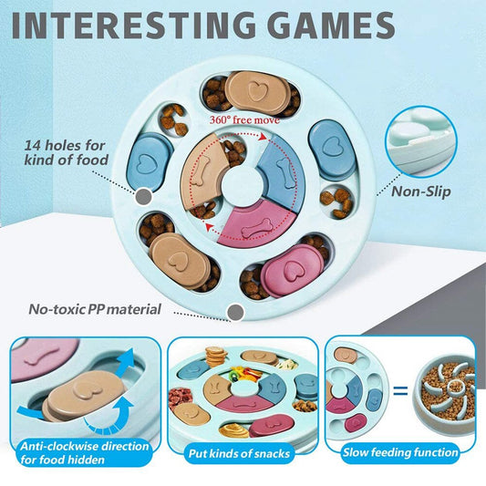 1Pc General Pet Products at Feeding Anti-choke Training Bowl