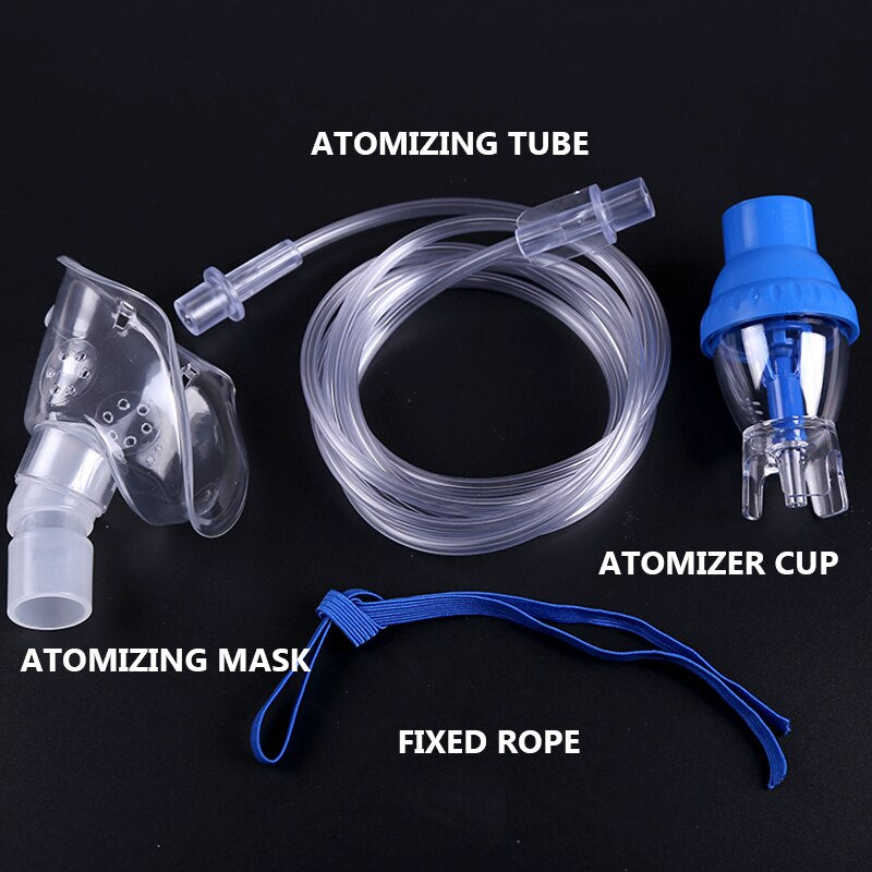 Nebulizer Cup Kid Mask Filters Medical Soft Tube Inhaler Catheter