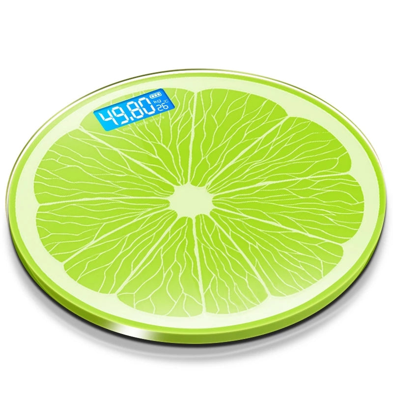 Cartoon Lemon Pattern Weight Scale For personal Health