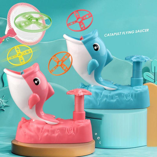 STEM Creative Outdoor Toy Cartoon Dolphin Flying Disc