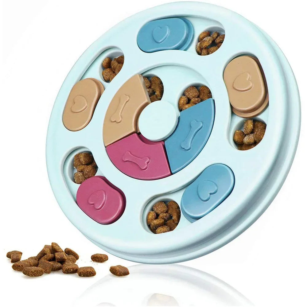 Slow Food Puzzle Feeder for Cats & Dogs