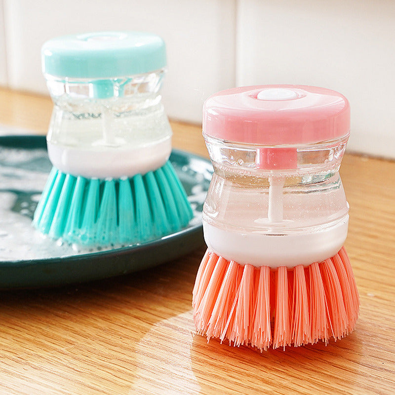 Kitchen Wash Pot Dish  Washing Utensils Brush with Washing Up Liquid Soap