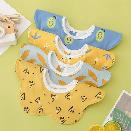 SplashGuard Rotating Baby Bibs: Waterproof, Adjustable Feeding Apron for Mess-Free Mealtime