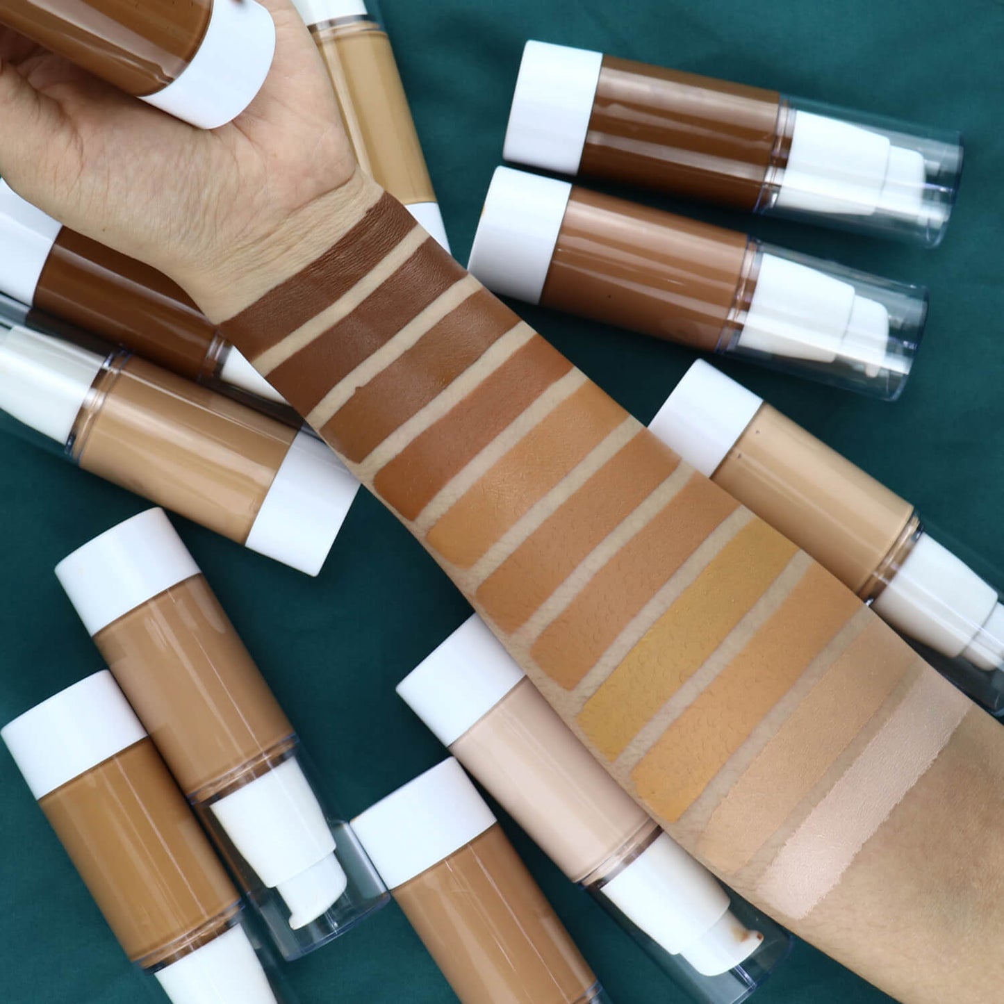 Liquid Foundation Custom Logo Full Coverage Vegan 25pcs Cream Face Makeup Concealer