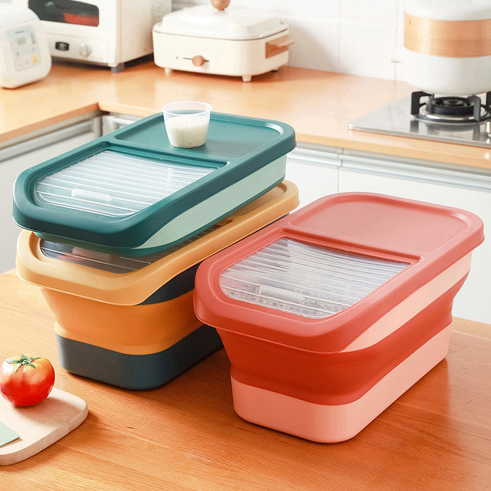 Collapsible Pet Food Storage Container