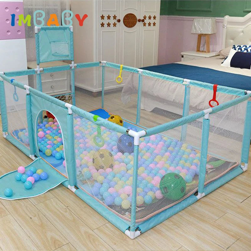 IMBABY Newborn Baby Playpen Safety Indoor Playground