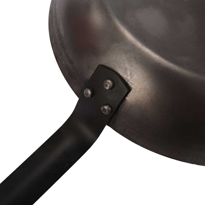 Black Steel Frying Pre-Seasoned For Kitchen Steak Pan