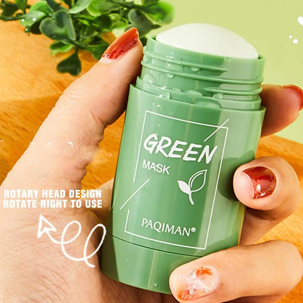 Green Tea Glow: Deep Cleansing Stick Mask for Radiant Skin