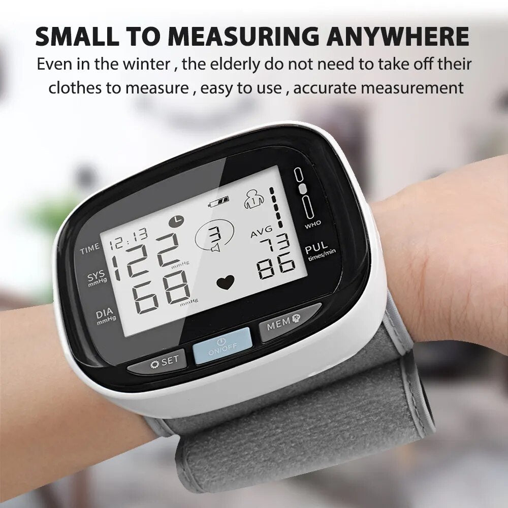 Automatic Digital Pulsometer Sphygmomanometer in Health Monitor