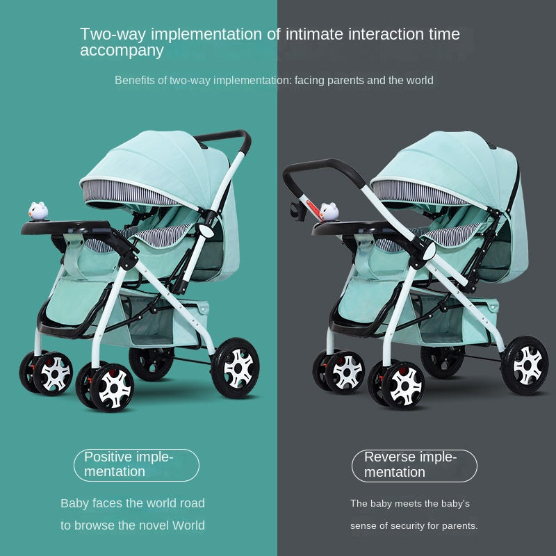 High Landscape Two-way Folding Stroller