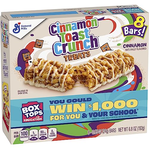 Cinnamon Toast Crunch Breakfast Cereal Treat Bars