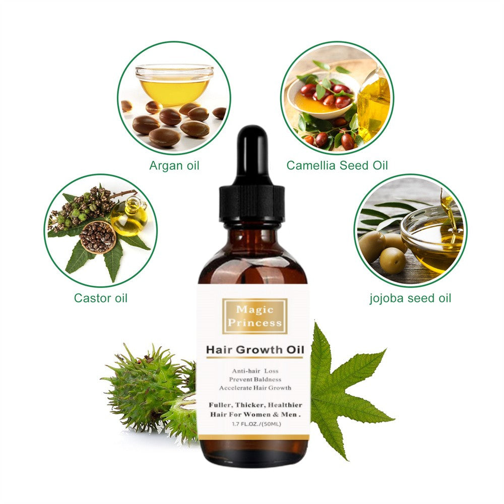 Natural Organic Mint Regrowth Hair Scalp Treatment Oil