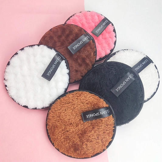 Washable Reusable Facial Cleansing Cloth Round Pads Makeup Removers