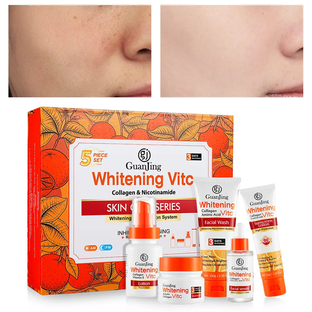 Facial Collage Skin Whitening Skin Care Set