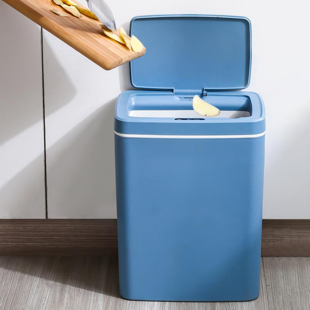 14L Intelligent Rubbish Bin Wide Opening Touchless Smart Trash Beg