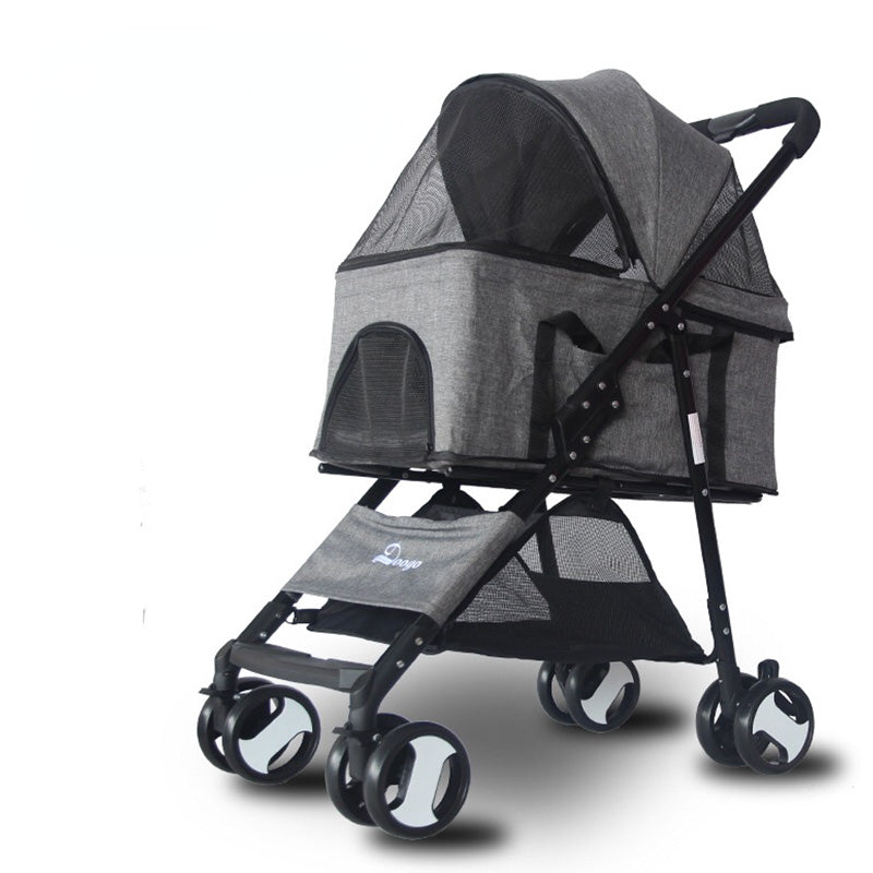 Dog Stroller Pet Light Folding Cart