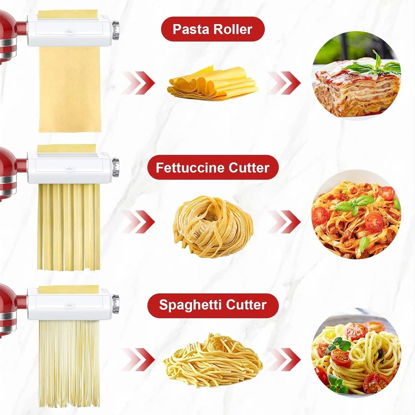 Included Pasta Sheet Roller Gadget