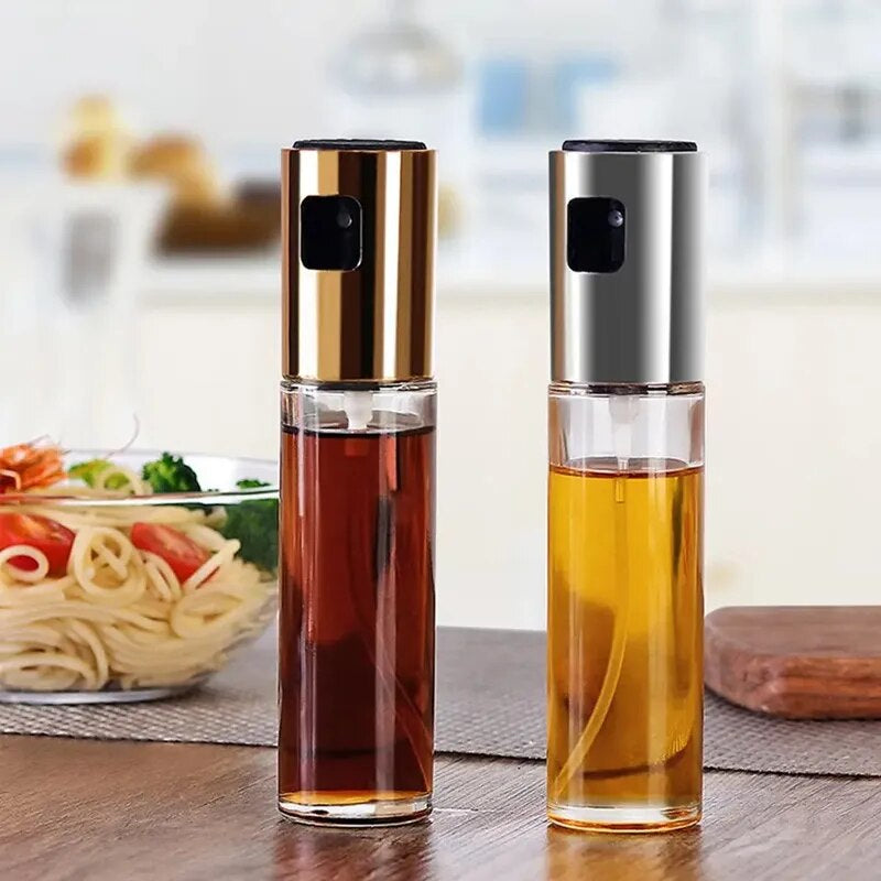 Kitchen Push Type Spray Olive Oil Sprayer in Healthy Food