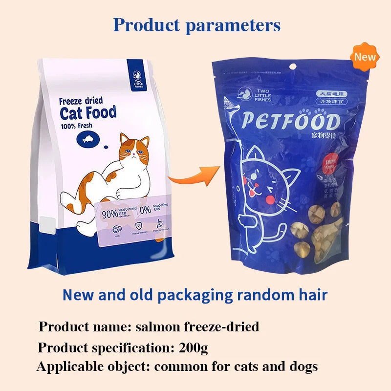 Nutrition fattening gills dried fish dried cat food