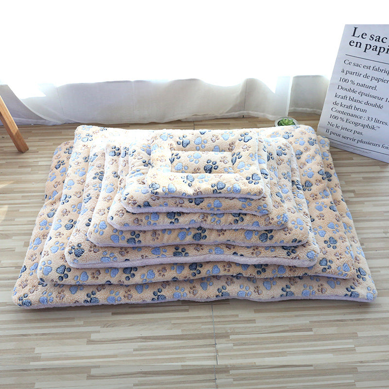 Soft Cat Bed Mats & Short Plush Pet Sleeping Bed Mats