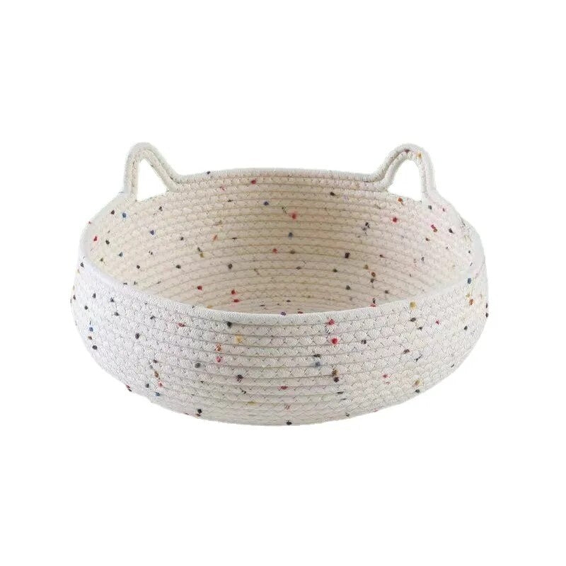 Cotton Rope Weaving Pet Supplies Bed