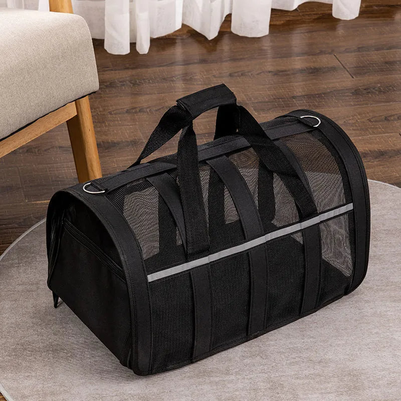 Summer Breathable Traveling Time Pet Carrier Handbag