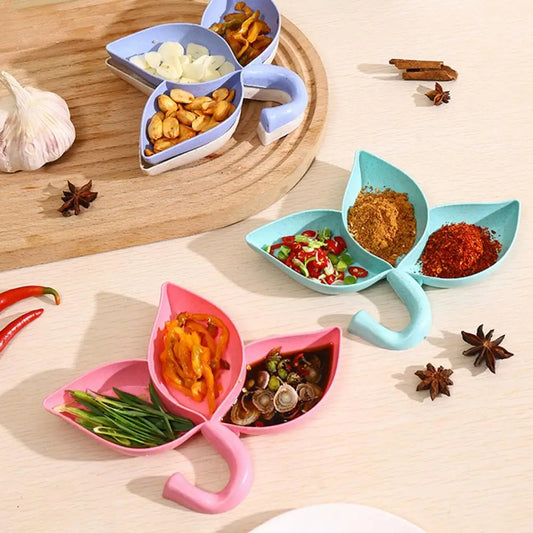 Compartment Plate Space-saving Tableware Dish